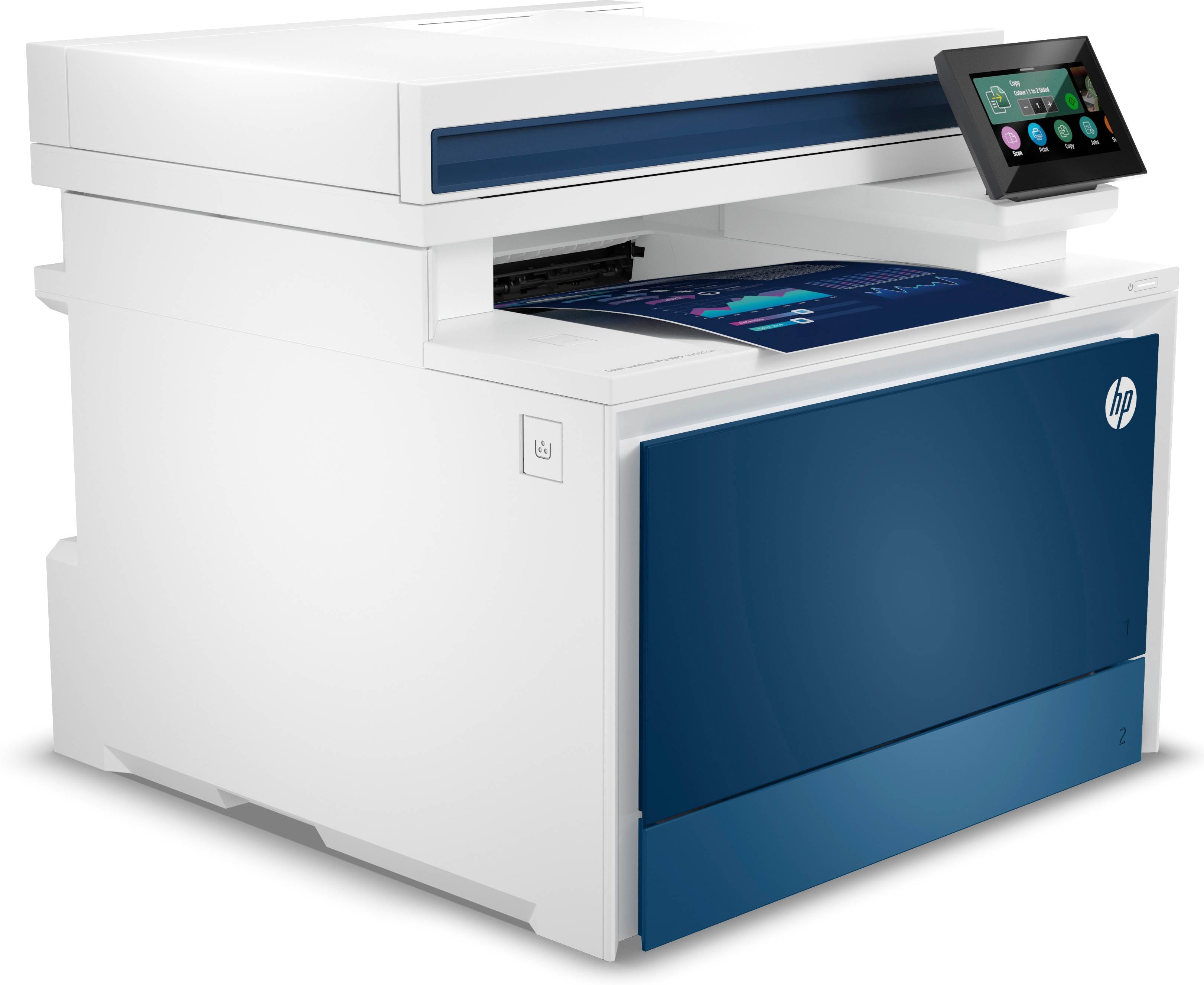 HP Color LaserJet Pro MFP 4302fdn Drucker, Farbe, Drucker für Kleine und mittlere Unternehmen, Drucken, Kopieren, Scannen, Faxen, Drucken vom Smartphone oder Tablet; Automatischer Vorlagenei