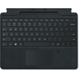 Microsoft Surface Pro Signature Keyboard with Fingerprint Reader Schwarz Microsoft Cover port QWERTZ Deutsch