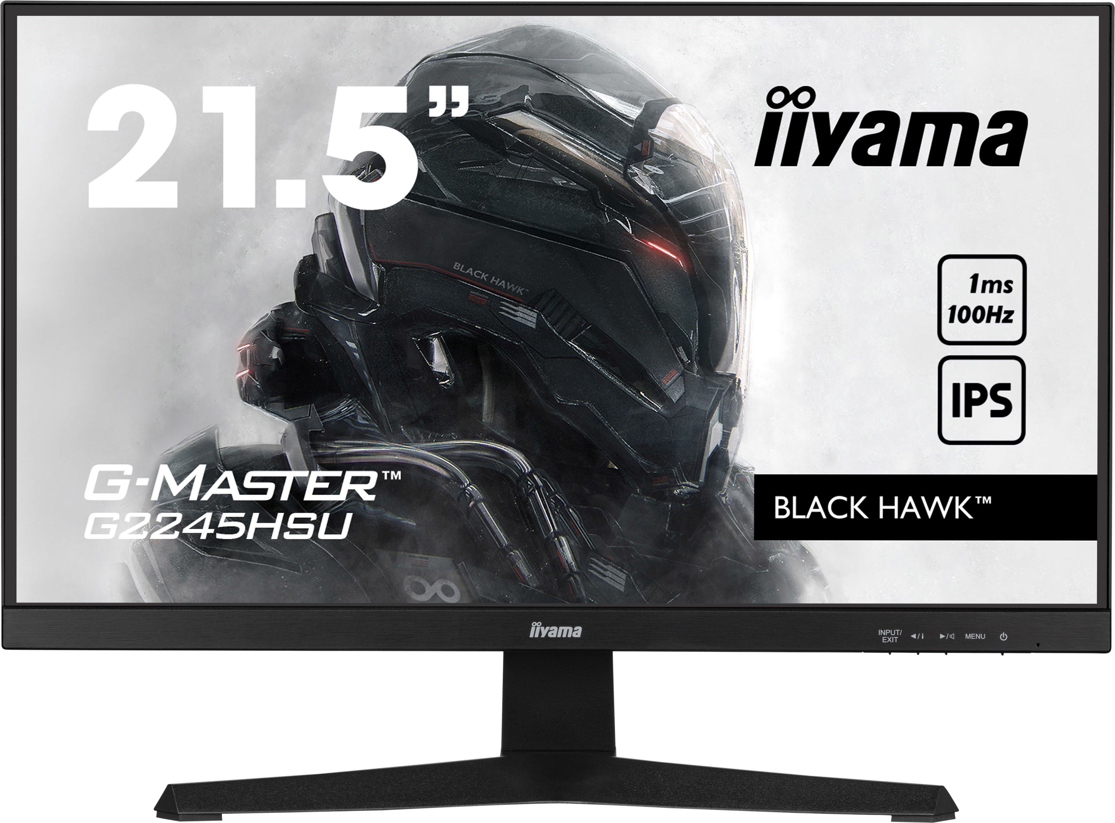 iiyama G-MASTER G2245HSU-B2 LED display 55,9 cm (22") 1920 x 1080 Pixel Full HD Schwarz