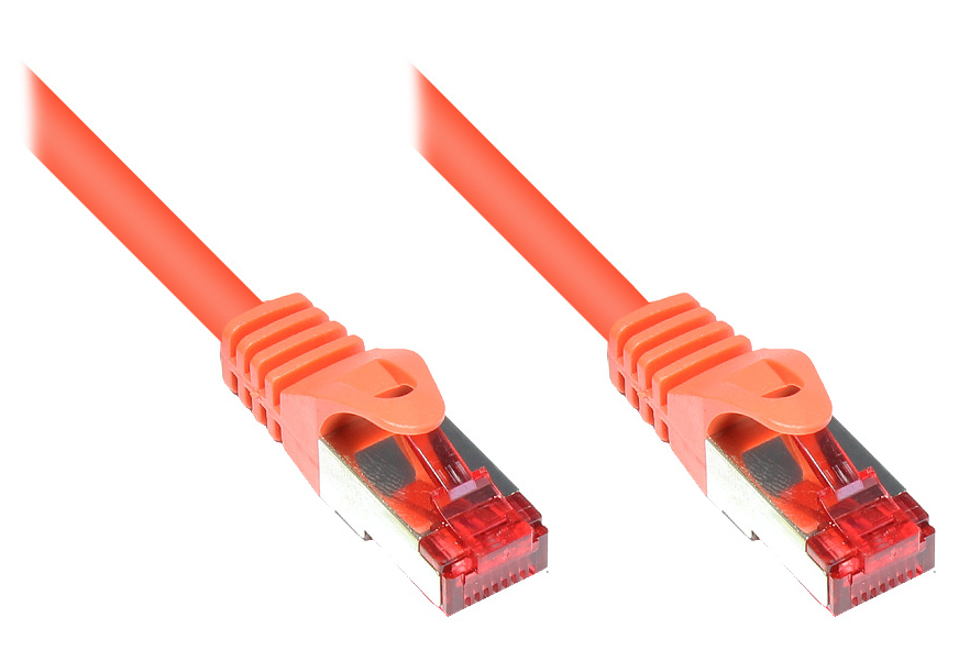 Alcasa 3m Cat6 S/FTP networking cable Orange S/FTP (S-STP)