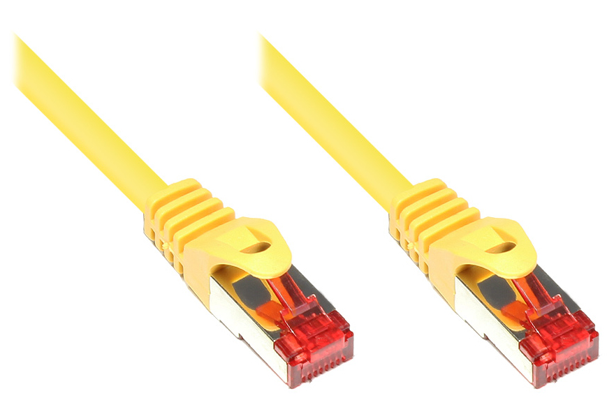 Alcasa 5m Cat6 S/FTP networking cable Yellow S/FTP (S-STP)