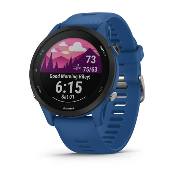 Garmin Forerunner 255 3,3 cm (1.3") MIP 46 mm Digital 260 x 260 Pixel Touchscreen Blau WLAN GPS
